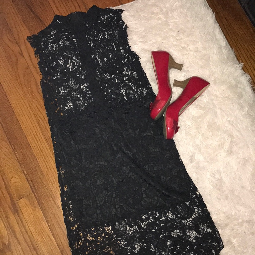 Black Lace Sexy Dress